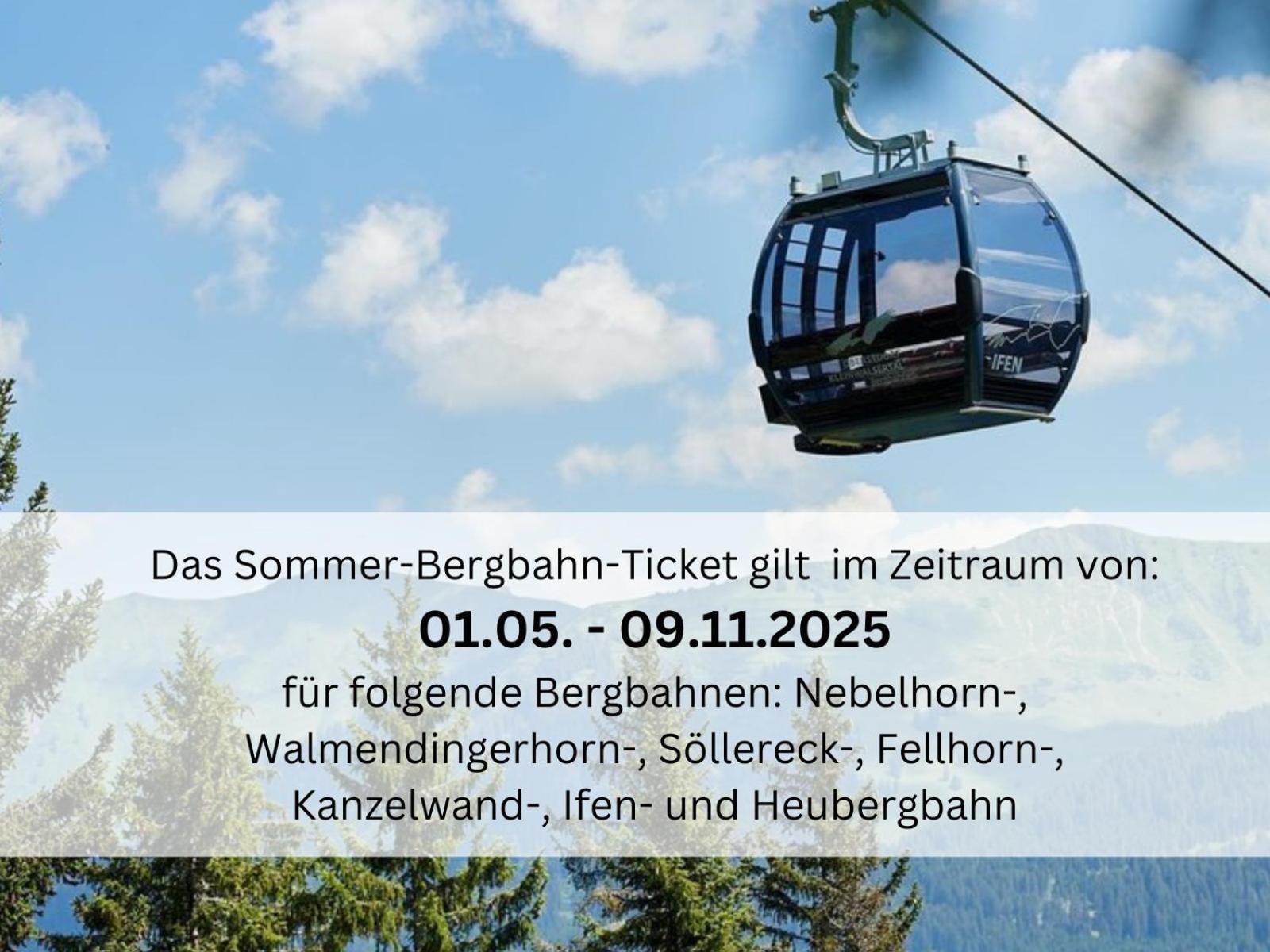 Bergfex Ifenblick Mit Sommer-Bergbahnticket Оберстдорф Экстерьер фото